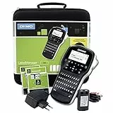 DYMO LabelManager 280 Tragbares Beschriftungsgerät im Koffer | Wiederaufladbares Etikettiergerät mit QWERTZ Tastatur | mit PC- oder Mac-Schnittstelle | für D1 Etiketten in 6, 9 und 12mm Breite