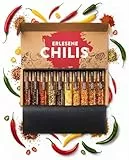 TIMBER TASTE® Scharfes Chili Gewürze Geschenkset für Männer & Frauen [BIS 1.200.000 SCOVILLE] - Das 10er-SET mit vollem Schärfespektrum - Chili Geschenke Set für Valentinstagsgeschenk für Ihn
