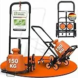 LASTHELD Sackkarre klappbar Treppensteiger | Treppensackkarre Transportkarre 2-in-1 | Treppenkarre Transportwagen Sackrodel Stapelkarre Treppenwagen faltbar | Stahl 150 kg