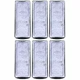 Filterbaumwolle, Aktivkohle, Aquariumkartusche, Ersatz für Aquariumfilter, Sauberes Wasser für Aquarium, 6er-Pack, Aquarium-Filterbaumwolle, Wandmontage-Filterzubehör