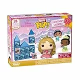 Funko Bitty Pop! Countdown Calendar: Disney Princess - Disney Princesses - Disney Prinzessinnen - Adventskalender - 24 Tage der Überraschung - Vinyl-Minifigur Zum Sammelns - Mystery Box