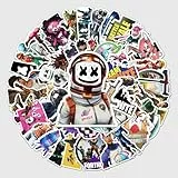 50 Stück Laptop Aufkleber, Wasserfeste PVC-Aufkleber für DIY-Dekoration, Graffiti-Stil Stickers für Autos Motorräder Laptops Fahrräder Skateboards Skier Snowboards Gepäck etc.