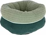Kerbl Pet Kuschelbett Anne, grün, Ø40cm, Höhe 23cm