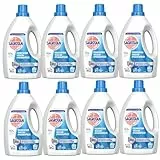 Sagrotan Wäsche-Hygienespüler Himmelsfrische – Desinfektionsspüler für hygienisch saubere und frische Wäsche – 8 x 1,5 l Reiniger im praktischen Vorteilspack