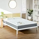 Olee Sleep 25,4 cm belüftete Matratze mit Gel-Memory-Schaum, CertiPUR-US®-zertifiziert, Grau, Doppelbett