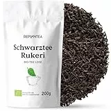 REPLANTEA BIO Schwarzer Tee Lose 200g | Premium Rukeri Schwarztee aus Ruanda | Kräftig-Aromatischer Hochlandtee | 100% Naturrein (100 Tassen)