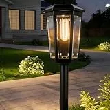A.bigwhale Solarleuchten Garten, Gartenlampen für Draußen Solar, Wasserdicht Gartenbeleuchtung Gartendeko Solarlampen für Außen Wegeleuchte Balkon Terrase Outdoor