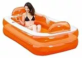 Happy People Relax und Genießer Pool, orange, 195x122x50cm