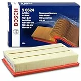 Bosch S0624 Luftfilter für Autos - reinigt angesaugte Luft von Partikeln - hohe Nass- und Reißfestigkeit