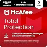 McAfee Total Protection (3 Geräte) 2025 | 15 Monate | Secure VPN, Sicherheitssoftware mit Virenschutz, Kennwort-Manager, Identitätsüberwachung | Digitaler download