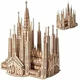 Little Story Holz Puzzle pädagogisch Modell 3D Set Do Self Für Kinder Erwachsene Geschenk… (Sagrada Familia)