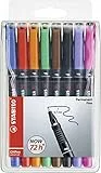 STABILO - Folienstift - OHPen universal - permanent fein - 8er Pack - mit 8 verschiedenen Farben