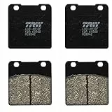 2X TRW Bremsbeläge vorne+hinten MCB542 passend für Suzuki VS 1400 GLP GLF Intruder 1987-2003 VX51L VX51LD