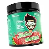 FTWIN HIGH VOLTAGE BOOSTER | Für GAMER und E-SPORTLER | REFLEX – FOCUS – ENERGY – ENDURANCE | 320 g = 40 Portionen (320 g, Melon Mania)