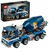 LEGO Technic Concrete Mixer Truck 42112 Building Kit, Kids Will Love Bringing The Construction Site to Life with This Cool Concrete Truck Toy Model Set, New 2020 (1,163 Pieces)