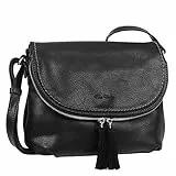 TOM TAILOR Lari Damen Umhängetasche Crossbody Bag Mittelgroß Schwarz