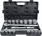 BGS Diy 1202 | Steckschlüssel-Satz | Antrieb 20 mm (3/4') | SW 19 - 50 mm | 20-tlg.