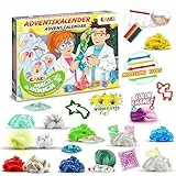 MAGIC DOUGH Adventskalender für Kinder – Spielzeug Adventskalender mit Knete, 24 tolle Überraschungen mit intelligenter Superknete