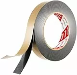 POPPSTAR doppelseitiges Butyl Klebeband (5m x 20mm x 1,6mm) Dichtband selbstklebend schwarz