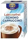 KRÜGER FAMILY Cappuccino Laktosefrei Schoko, aromatisieres Getränkepulver mit löslichem Kaffee, koffeinhaltig, ohne Laktose, 150 g