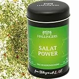 Hallingers BBQ Salat Power - Gewürz-Mischung für Salate, Gemüse & Dressings (Dose) - Geschenk im Sommer & als perfektes Grillgeschenk | Geburtstag Glückwunsch Neues Zuhause Danke Freundschaft Genesung