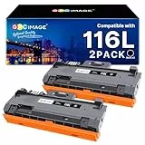 GPC IMAGE MLT-D116L Kompatibel für Samsung MLT-D116L D116L MLT-D116S Toner für Samsung Xpress M2675FN Toner M2885FW M2835DW M2825DW M2625D M2875FD M2875FW M2825ND M2675 M2875 M2825 (Schwarz, 2er-Pack)