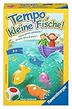 Ravensburger 23334 - Tempo, kleine Fische, Mitbringspiel für 1-6 Spieler, Kinderspiel ab 3 Jahren, kompaktes Format, Reisespiel, Brettspiel - Geburtstagsgeschenke