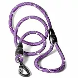 rootsnoot Hundeleine klassisch – 120 cm lang, 1 cm stark, für Hunde bis 15 kg – robuste Führleine & Trainingsleine – Alltagsleine für kleine & mittelgroße Hunde
