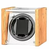 Watch Winder Smith Uhrenbeweger aus Bambusholz für 1 großen Herren Automatikuhren