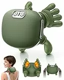 MassagegeräT, 4D NackenmassagegeräT mit Wärme, Heizendes Nacken, 3 Massageeinstellungen & 2 Heizstufen, Tiefengewebemassage für Nacken und Schultern, Wiederaufladbarer, Bionisches Massager für Eltern