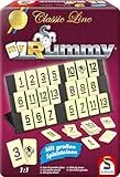 Schmidt Spiele 49474 MyRummy, Classic Line, Legespiel mit großen Spielsteinen, in Einer Metalldose