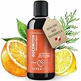 Alpenherz Saunaaufguss - 100% naturrein - 100ml mit ätherische Öle aus Orange, Zitrone & Zedernholz Saunadüfte Aufgussmittel Saunaöl Sauna Zubehör Saunaduft Aufguss Geschenkset