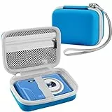Leayjeen Digitalkamera Tasche kompatibel mit Umipyiza/YLSHGXFC/Umipyiza/CAMKORY/AOREGRE/Duluvulu/Kodak/Nicamery, Fotokamera Tasche, Eva-Hartschalendesign (nur Hülle) Blau