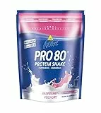 inkospor Active Pro 80 Protein Shake, Raspberry Yoghurt, 500 g Bag