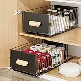 Diealles Shine Teleskopschublade, 24x40x17CM Ausziehbare Schublade Küche, No Drill Schrank Organizer für Küche Cabinet