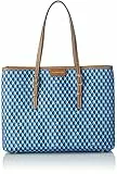 MAC DOUGLAS Everton Paloma Damen-Schultertasche, Blau Diamant Blau Braun, Taille: M /15x26x35 cm (W x H x L)