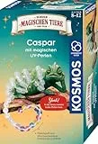 Kosmos Die Schule der magischen Tiere - Caspar mit magischen UV-Perlen, Bastel-Set aus UV-Perlen mit Farbwechsel-Effekt, Experimente zum Thema UV-Strahlung, Experimentierkasten für Kinder ab 8 Jahre