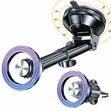 Cooplow Handyhalterung Auto für Magsafe Autohalterung【20x N55 Magnet】Upgrad 3 in 1 Magnetische Handyhalter für Autos Lüftung Armaturenbrett【360°】Handy Halterung Auto Zubehör für iPhone 17 Pro Max 16