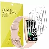 Blueshaweu Schutzfolie Kompatibel für Amzhero Fitness Tracker 1,47' D26, HD klar Flexible TPU Displayschutzfolie [6 Stück] für Amzhero D26 Fitness Tracker (transparent)