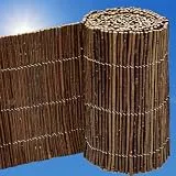 UrFence 300x30 Weide Beeteinfassung Holz - Flexible Rasenkante - Mini Gartenzaun zum Stecken - Rollborder Beetumrandung - Baumumrandung Rund - Beetzaun Steckzaun Beeteinfassung Staketenzaun Rollzaun