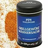 Hallingers Männersache - Gewürz-Mischung für Marinaden, Spare Ribs & Grill (Dose) - Geschenk im Sommer & als perfektes Grillgeschenk | Neues Zuhause Ruhestand Genesung