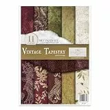 ITD Collection - Decoupage Papier A4 - Decopatch Papier 29,7 x 21 cm - Scrapbooking - Dekorpapier für DIY Alben Bullet Journals (RP043)