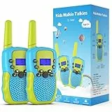 Kearui Spielzeug für Jungen, 3-12 Jahre, Walkie-Talkies für Kinder, 2-Wege-Radio mit 8 Kanälen, LCD-Taschenlampe, Hintergrundbeleuchtung, 3 Meilen Reichweite für Abenteuer, Camping, Wandern