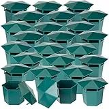 Exbuster Schnecken-Fallen: 24er-Set Premium Bio-Schneckenfallen ohne Chemie und Gift (Gartenfalle gegen Schnecken, Fallen zur Abwehr von, Garten)