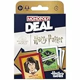 Monopoly Deal: Harry Potter Kartenspiel - Deutsche Fassung, Familienspiel für Fans der Wizarding World und von Zauberei, für 2 bis 5 Spieler ab 8 Jahren, Weihnachtsspielzeug