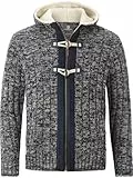 Jan Vanderstorm Herren Outdoor Strickjacke Eirborg dunkelblau, 60/62