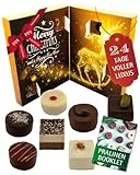 Hallingers Genuss Manufaktur Pralinen Adventskalender 2025 – 24 handgemachte Premium Pralinen ohne Alkohol – Genusskalender aus der Manufaktur – Edle Geschenkidee für die ganze Familie|Made in Bayern