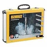 Dewalt 15-tlg. High Performance SDS-plus Bohrer & Meißel-Set DT9679 (optimiertes Bohrkopfdesign, Induktions-Wärmbehandlung für höchste Werkzeugqualität, inkl. Koffer)