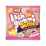nimm2 Lachgummi Softies Joghurt – 1 x 225 g – Gefülltes Fruchtgummi mit Fruchtsaft, Vitaminen und Joghurt – Süßigkeit in sechs Geschmacksrichtungen