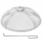 VEVOR Funkenfang für Feuerschalen φ508 x 160 mm Feuerstellengitter Funkenschutz Edelstahl Funkenhaube 2-mm-Maschenlöcher Feuerschale Funkenschutzhaube Ideal für Feuerstellen Feuerschalen und Kaminen